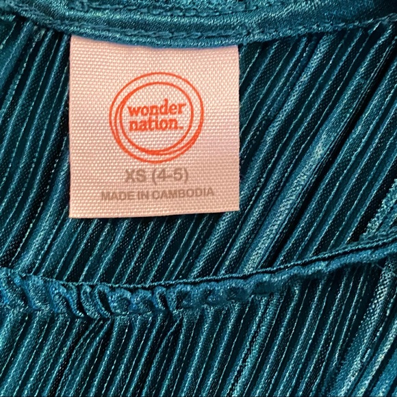 Girls Stretch Bodre Pleated Jumpsuit - Picture 7 of 9